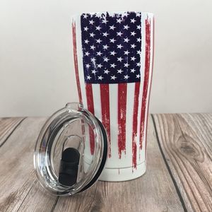 SIC 20 Oz. American Flag Tumbler Cup